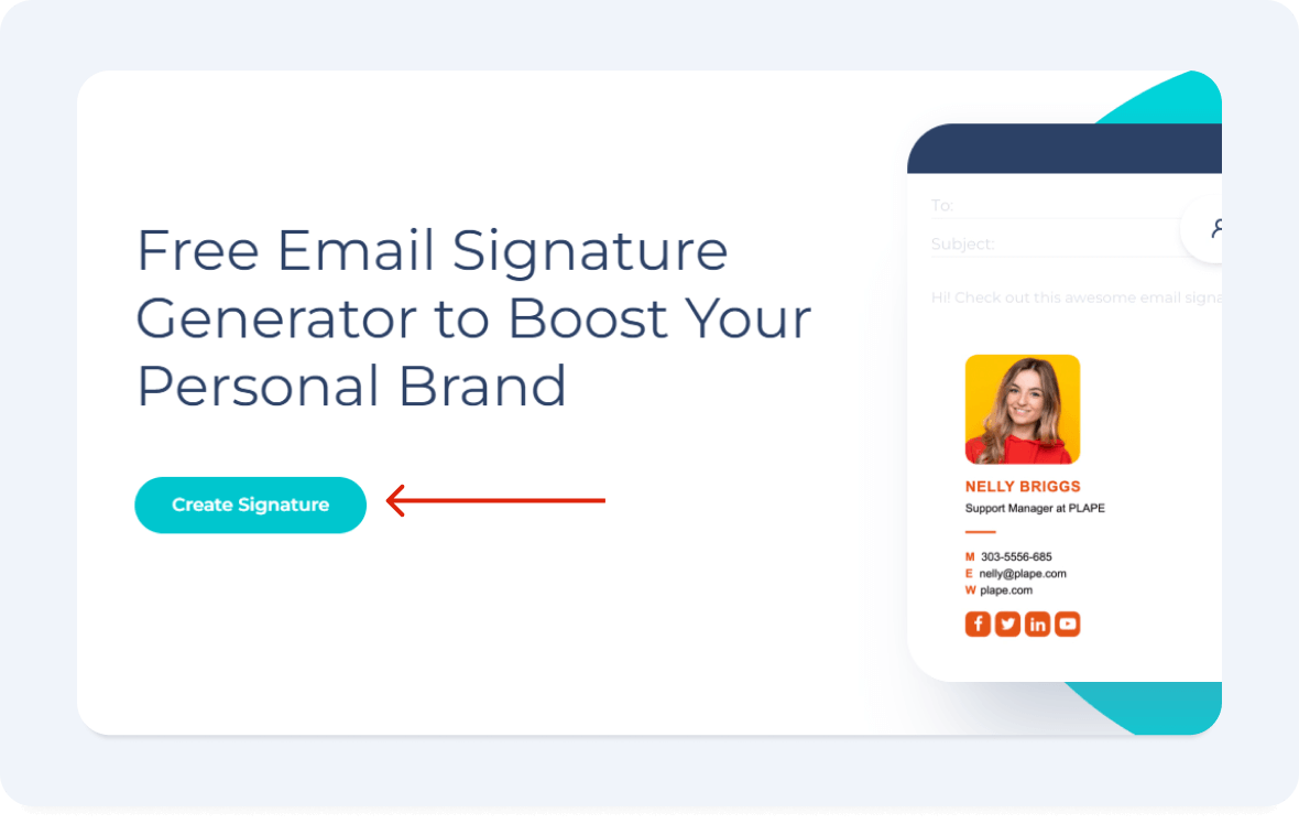 how to create an email signature
