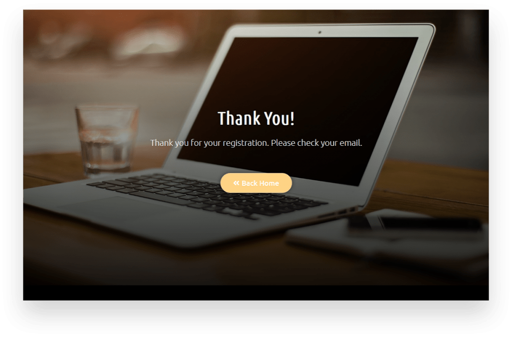 Thank You Page