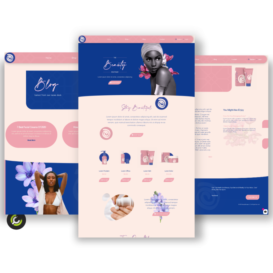 Beauty Shop Website