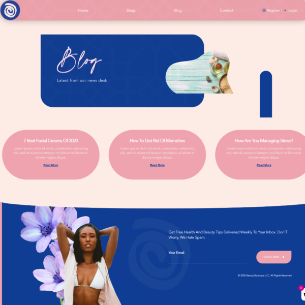 Beauty Shop Website