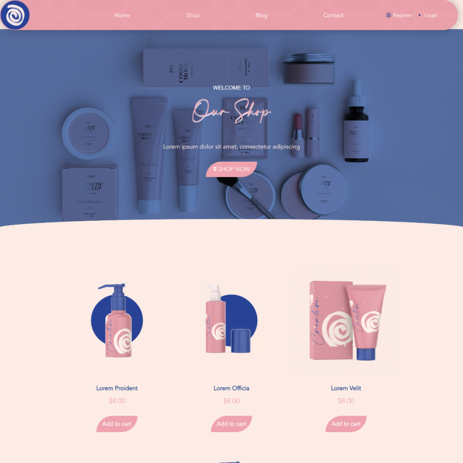 Beauty Shop Website
