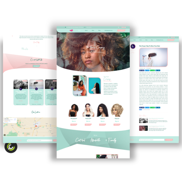 Modern Hair Company Website