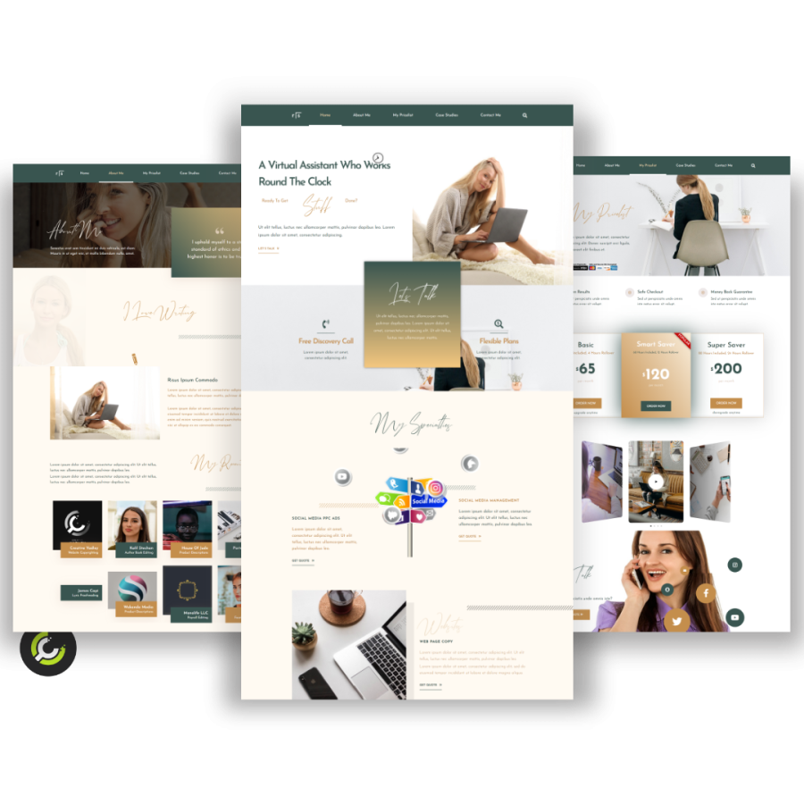 Virtual Assistant Website