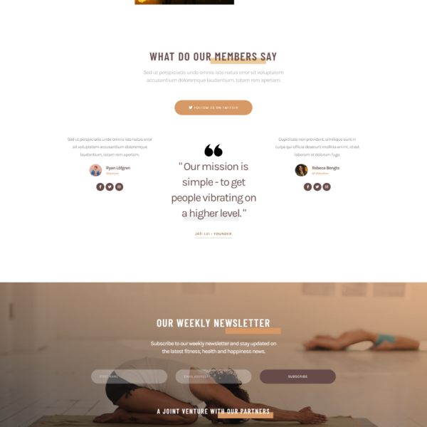 Yoga Website