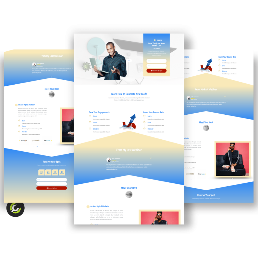 Event Landing Page