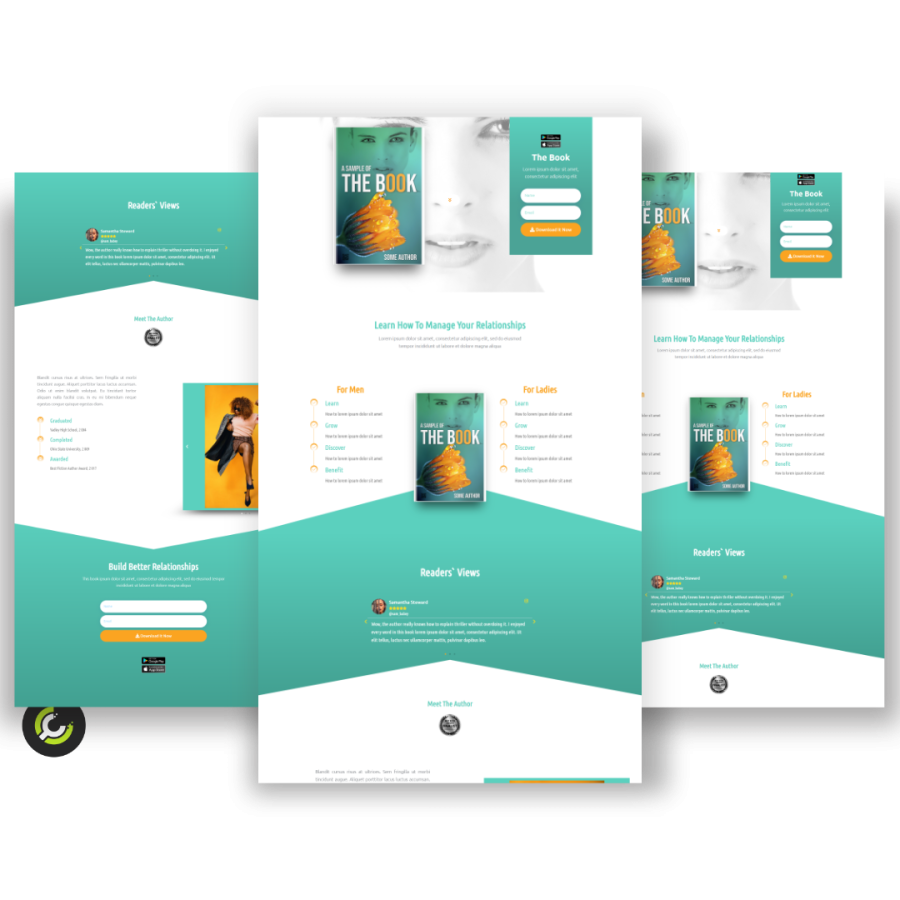 The Book Landing Page