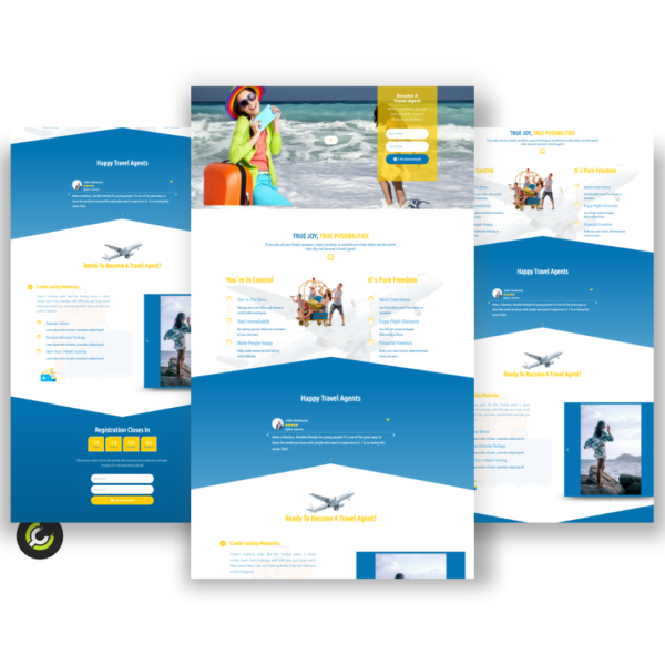 Travel Agent Landing Page